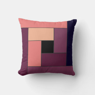 Coussin Motif de mosaïque géométrique ver5 Pillow