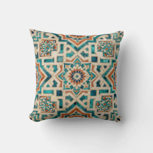 Coussin Motif de mosaïque marocaine