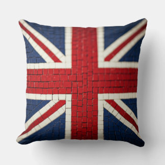 Coussin Motif de mosaïque Union Jack
