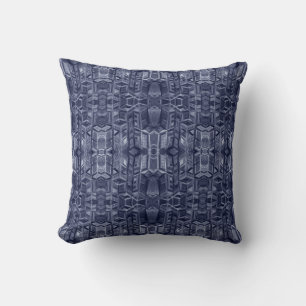 Coussin Motif de Navy Blue City