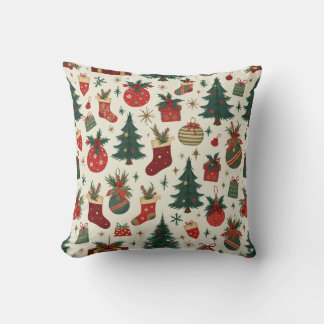 Coussin motif de Noël