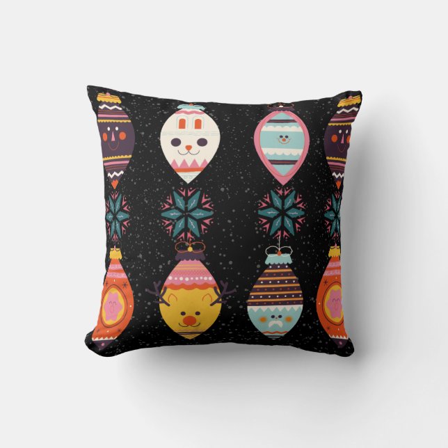 Coussin Motif de Noël (Recto)