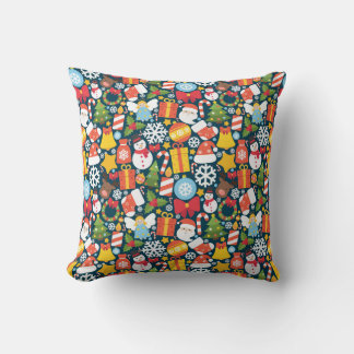Coussin Motif de Noël du Festival bleu de la Marine - Hive