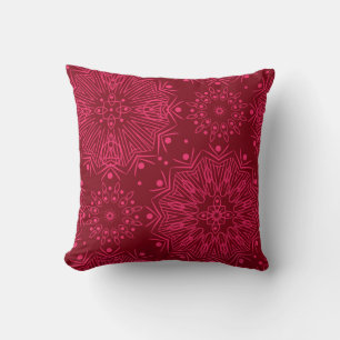 Coussin Motif de Noël rouge.