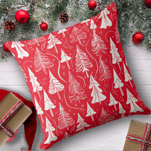 Coussin Motif de Noël rouge #6 ID1009