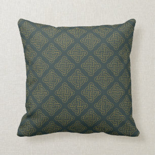 Coussin Motif de noeud celtique élégant