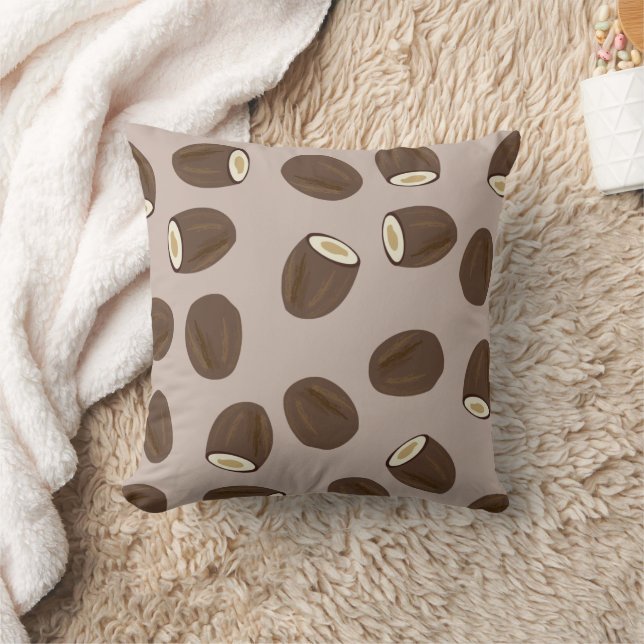Coussin Motif de noix de coco (Couverture)
