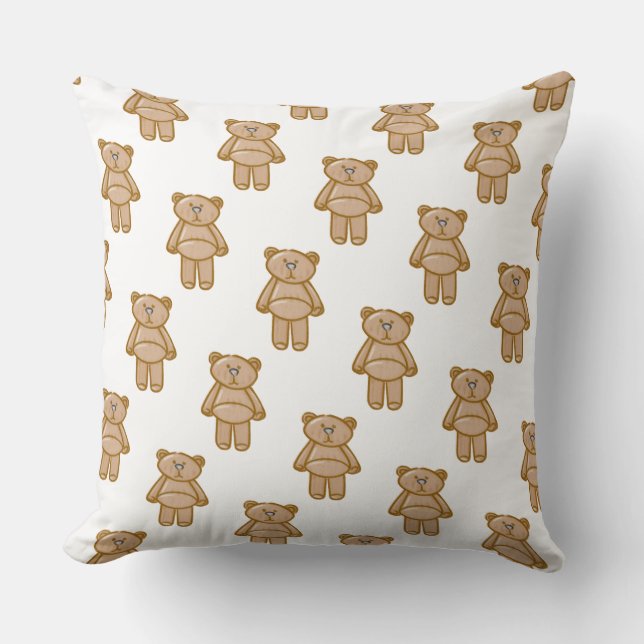 Coussin Motif de nounours mignon (Recto)
