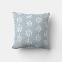 Motif de palme côtier Bébé bleu