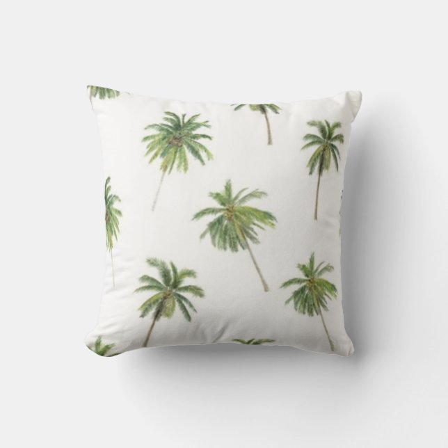 Coussin Motif de palmier (Recto)