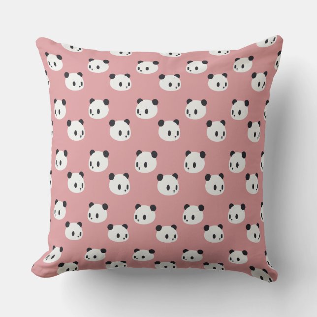 Coussin Motif de panda (Recto)