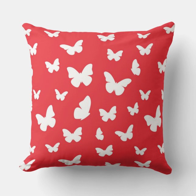 Coussin Motif de papillon (Recto)