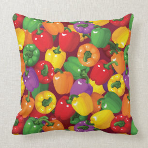 Coussin Motif de paprika
