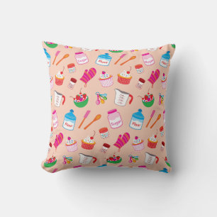 Coussin Motif de pâtisserie douce