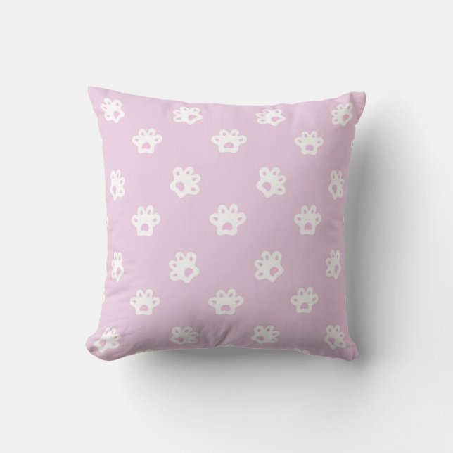 Coussin motif de pattes de chat mignon (Recto)