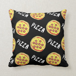 Coussin Motif de pizza