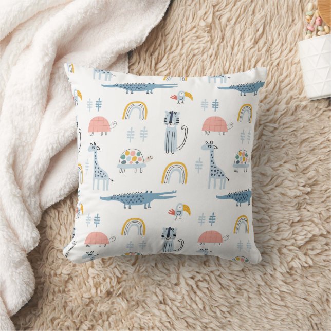 Coussin Motif de plaisir animal Doodle (Couverture)