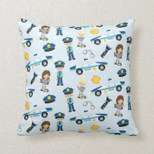 Coussin Motif de police