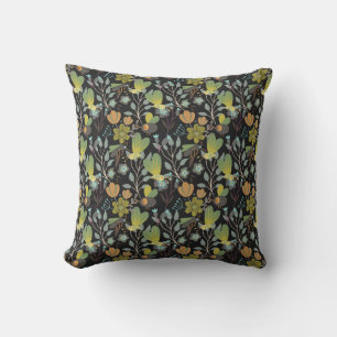 Coussin Motif de printemps foncé