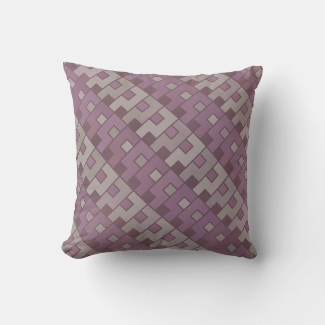 Coussin Motif de questions rouges défraîchi (Recto)