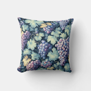 Coussin Motif de raisins vintage