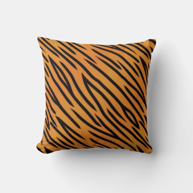 Coussin Motif de rayure de tigre (Recto)
