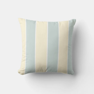 Coussin Motif de rayure verticale à couleur douce Design