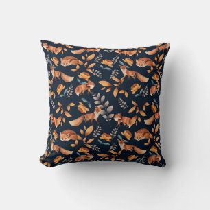 Coussin Motif de renard animal sauvage