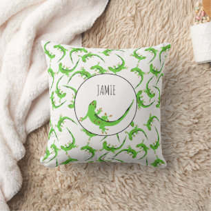 Coussin Motif de reptile Gecko Lizard