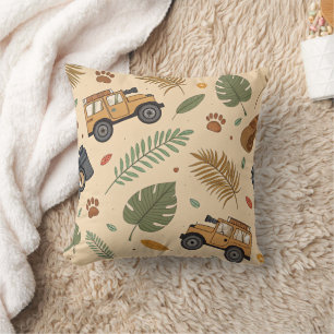Coussin Motif de road trip vintage (3)