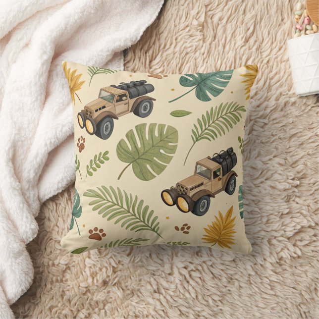 Coussin Motif de road trip vintage (4) (Couverture)