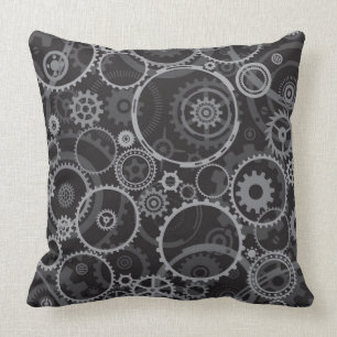 Coussin Motif de roues dentées