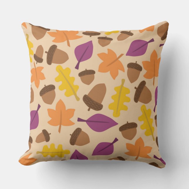 COUSSIN MOTIF DE SAISON AUTOMNE (Recto)