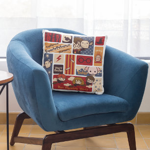 Coussin Motif de scènes de dessin animé Harry Potter