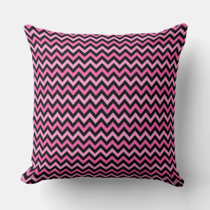 Coussin Motif de sensibilisation au cancer du sein Chevron