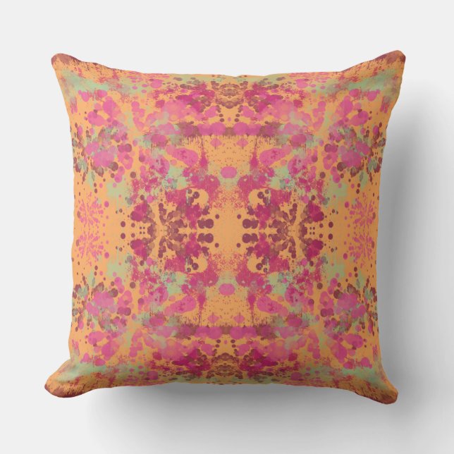 Coussin Motif de splash Boho moderne (Recto)