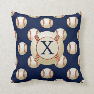 Coussin Motif de sports de boules de base-ball de