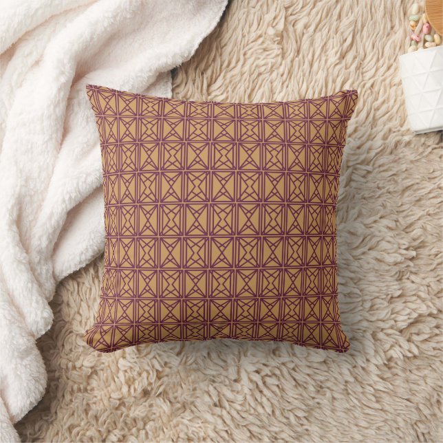 Coussin Motif de style de mission (Couverture)