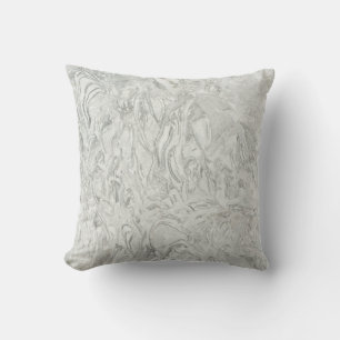 Coussin Motif de surface en marbre gris