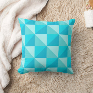 Coussin Motif de surface inclinable vert turquoise