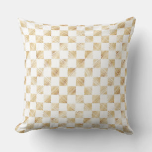 Coussin Motif de tableau de bord blanc moderne
