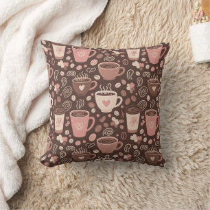 Coussin Motif de tasse de café cosy (2)