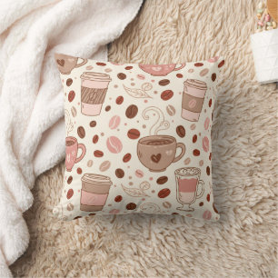 Coussin Motif de tasse de café cosy (3)