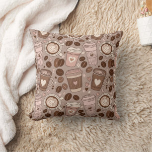 Coussin Motif de tasse de café cosy (6)