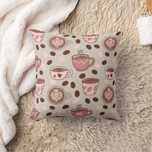 Coussin Motif de tasse de café cosy (9)