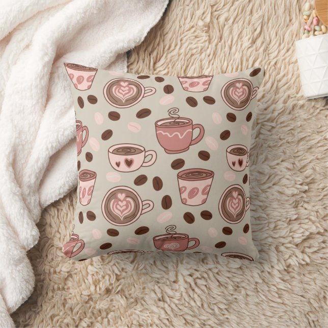 Coussin Motif de tasse de café cosy (9) (Couverture)