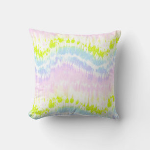Coussin Motif de teinture d'aquarelle Pastel