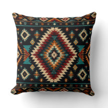 Motif de textile géométrique Boho – Sarcelle rusti
