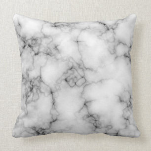 Coussin Motif de texture de marbre moderne abstrait cool