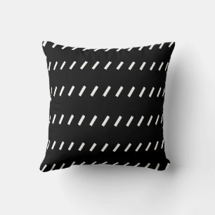 Coussin Motif de tiret incliné